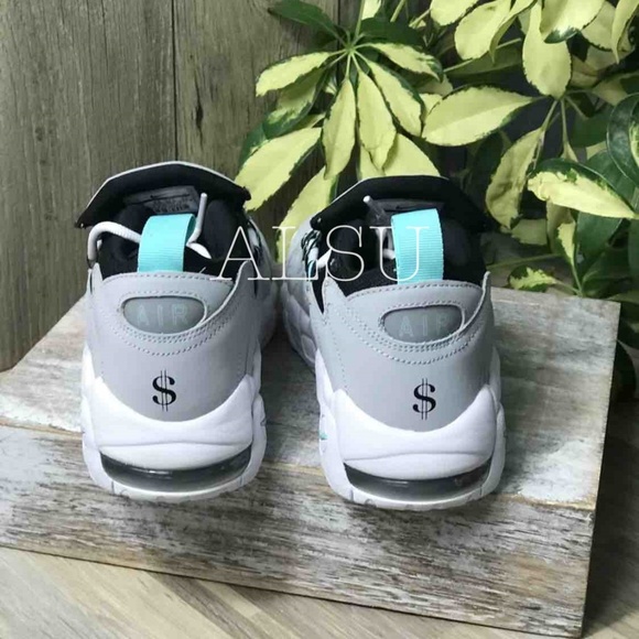 Nike Air More Money GS Wolf Grey Kids AUTHENTIC - Picture 6 of 8